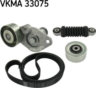 SKF VKMA 33075 - Комплект пистов ремък vvparts.bg