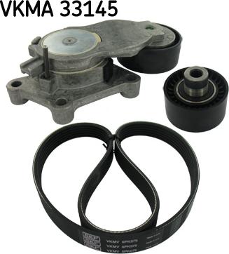 SKF VKMA 33145 - Комплект пистов ремък vvparts.bg