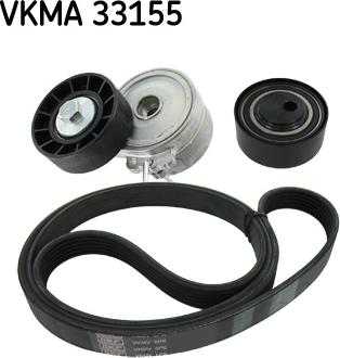 SKF VKMA 33155 - Комплект пистов ремък vvparts.bg