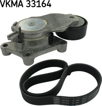 SKF VKMA 33164 - Комплект пистов ремък vvparts.bg