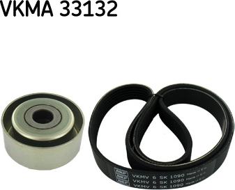 SKF VKMA 33132 - Комплект пистов ремък vvparts.bg