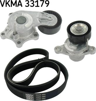 SKF VKMA 33179 - Комплект пистов ремък vvparts.bg