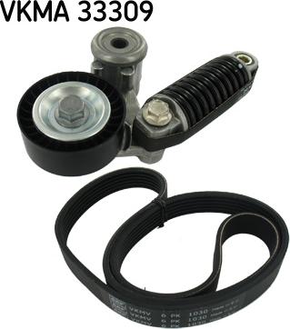 SKF VKMA 33309 - Комплект пистов ремък vvparts.bg