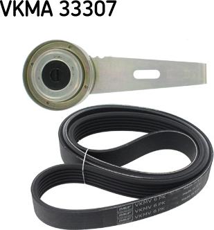 SKF VKMA 33307 - Комплект пистов ремък vvparts.bg