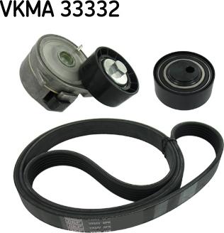 SKF VKMA 33332 - Комплект пистов ремък vvparts.bg