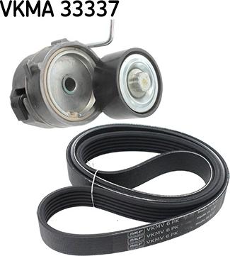 SKF VKMA 33337 - Комплект пистов ремък vvparts.bg