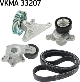 SKF VKMA 33207 - Комплект пистов ремък vvparts.bg