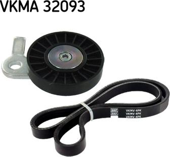 SKF VKMA 32093 - Комплект пистов ремък vvparts.bg