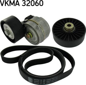 SKF VKMA 32060 - Комплект пистов ремък vvparts.bg