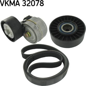 SKF VKMA 32078 - Комплект пистов ремък vvparts.bg