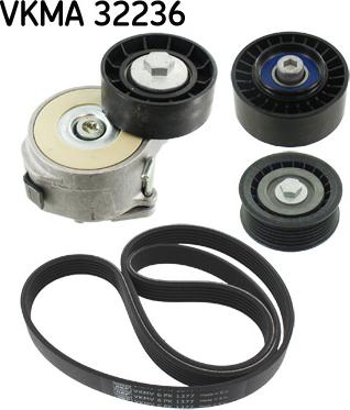 SKF VKMA 32236 - Комплект пистов ремък vvparts.bg