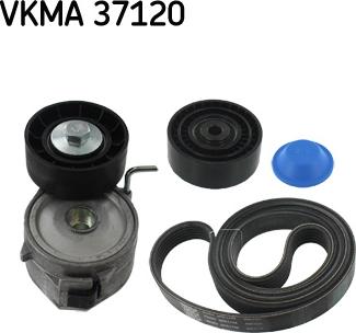 SKF VKMA 37120 - Комплект пистов ремък vvparts.bg