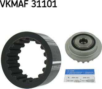SKF VKMAF 31101 - Гъвкава муфа съединител, комплект vvparts.bg