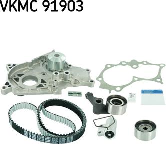 SKF VKMC 91903 - Водна помпа+ к-кт ангренажен ремък vvparts.bg