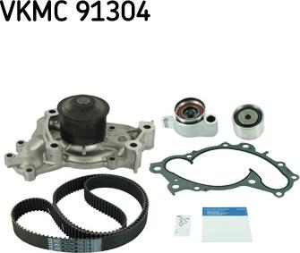 SKF VKMC 91304 - Водна помпа+ к-кт ангренажен ремък vvparts.bg