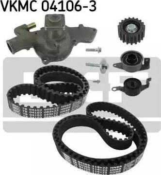 SKF VKMC 04106-3 - Водна помпа+ к-кт ангренажен ремък vvparts.bg