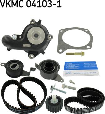 SKF VKMC 04103-1 - Водна помпа+ к-кт ангренажен ремък vvparts.bg