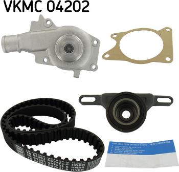 SKF VKMC 04202 - Водна помпа+ к-кт ангренажен ремък vvparts.bg