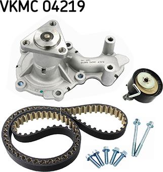 SKF VKMC 04219 - Водна помпа+ к-кт ангренажен ремък vvparts.bg