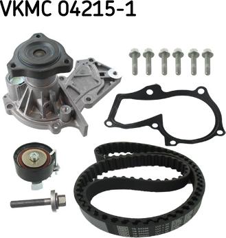 SKF VKMC 04215-1 - Водна помпа+ к-кт ангренажен ремък vvparts.bg