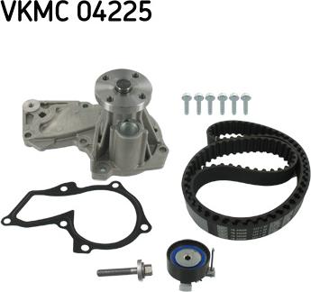 SKF VKMC 04225 - Водна помпа+ к-кт ангренажен ремък vvparts.bg