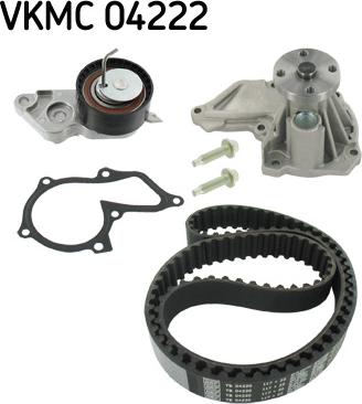 SKF VKMC 04222 - Водна помпа+ к-кт ангренажен ремък vvparts.bg