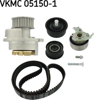 SKF VKMC 05150-1 - Водна помпа+ к-кт ангренажен ремък vvparts.bg