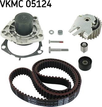 SKF VKMC 05124 - Водна помпа+ к-кт ангренажен ремък vvparts.bg