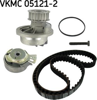 SKF VKMC 05121-2 - Водна помпа+ к-кт ангренажен ремък vvparts.bg