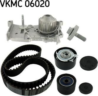 SKF VKMC 06020 - Водна помпа+ к-кт ангренажен ремък vvparts.bg