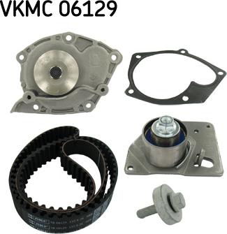 SKF VKMC 06129 - Водна помпа+ к-кт ангренажен ремък vvparts.bg