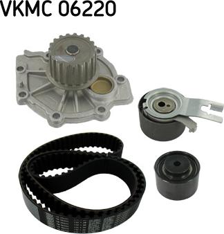 SKF VKMC 06220 - Водна помпа+ к-кт ангренажен ремък vvparts.bg