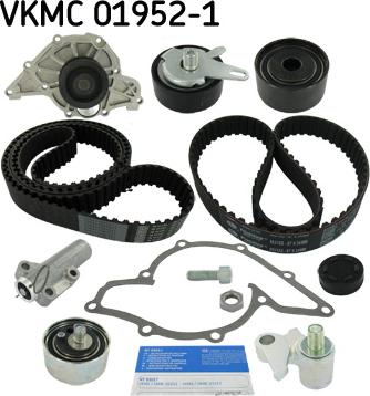 SKF VKMC 01952-1 - Водна помпа+ к-кт ангренажен ремък vvparts.bg