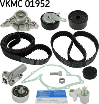 SKF VKMC 01952 - Водна помпа+ к-кт ангренажен ремък vvparts.bg