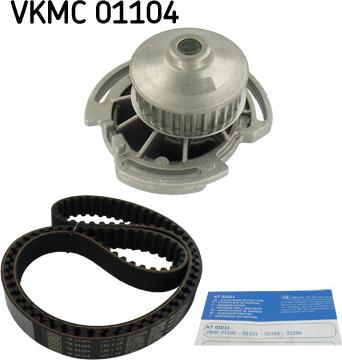 SKF VKMC 01104 - Водна помпа+ к-кт ангренажен ремък vvparts.bg