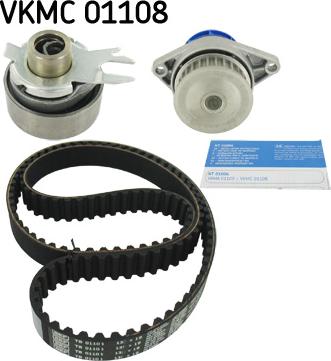 SKF VKMC 01108 - Водна помпа+ к-кт ангренажен ремък vvparts.bg