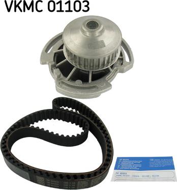 SKF VKMC 01103 - Водна помпа+ к-кт ангренажен ремък vvparts.bg
