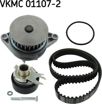 SKF VKMC 01107-2 - Водна помпа+ к-кт ангренажен ремък vvparts.bg