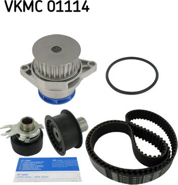 SKF VKMC 01114 - Водна помпа+ к-кт ангренажен ремък vvparts.bg