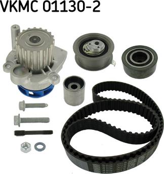 SKF VKMC 01130-2 - Водна помпа+ к-кт ангренажен ремък vvparts.bg