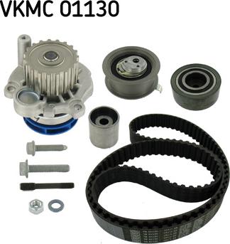 SKF VKMC 01130 - Водна помпа+ к-кт ангренажен ремък vvparts.bg