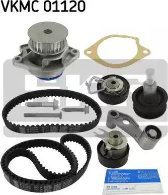 SKF VKMC 01120 - Водна помпа+ к-кт ангренажен ремък vvparts.bg