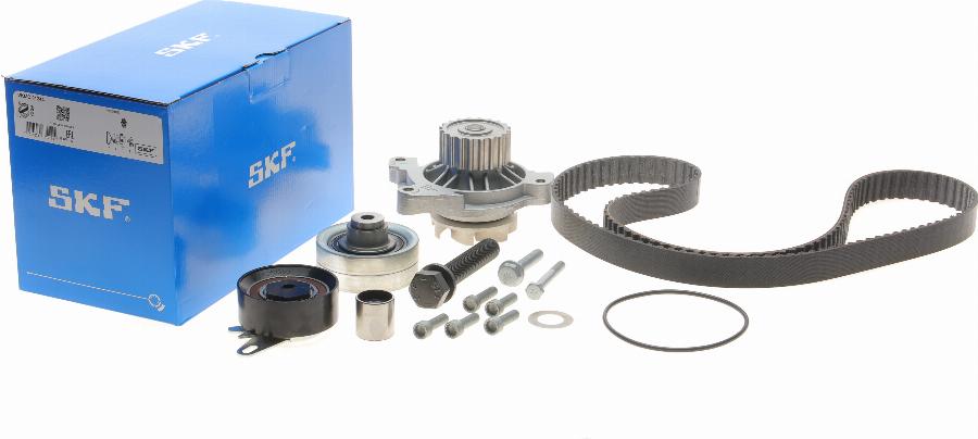 SKF VKMC 01244 - Водна помпа+ к-кт ангренажен ремък vvparts.bg