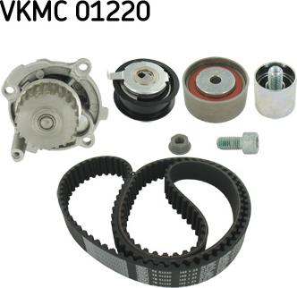 SKF VKMC 01220 - Водна помпа+ к-кт ангренажен ремък vvparts.bg