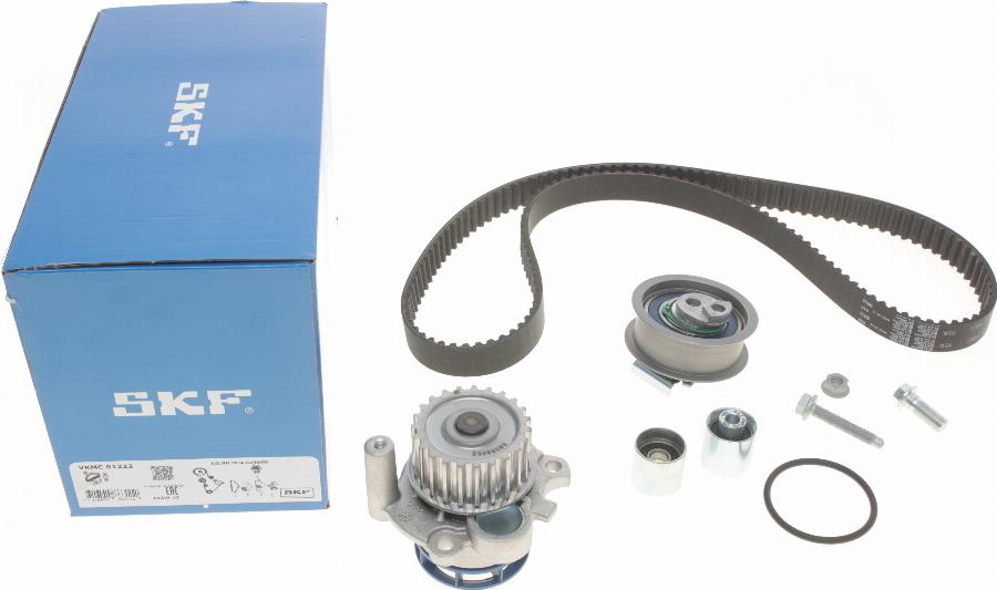 SKF VKMC 01222 - Водна помпа+ к-кт ангренажен ремък vvparts.bg