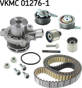 SKF VKMC 01276-1 - Водна помпа+ к-кт ангренажен ремък vvparts.bg