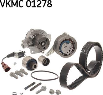 SKF VKMC 01278-2 - Водна помпа+ к-кт ангренажен ремък vvparts.bg