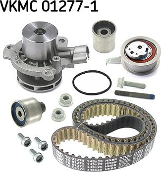 SKF VKMC 01277-1 - Водна помпа+ к-кт ангренажен ремък vvparts.bg