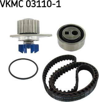 SKF VKMC 03110-1 - Водна помпа+ к-кт ангренажен ремък vvparts.bg