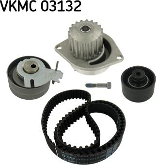 SKF VKMC 03132 - Водна помпа+ к-кт ангренажен ремък vvparts.bg